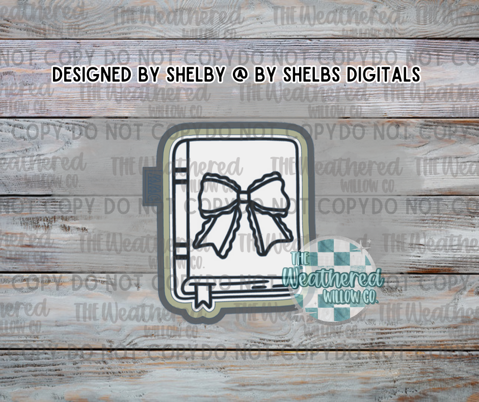 Book with Bow - Silicone Freshie Mold