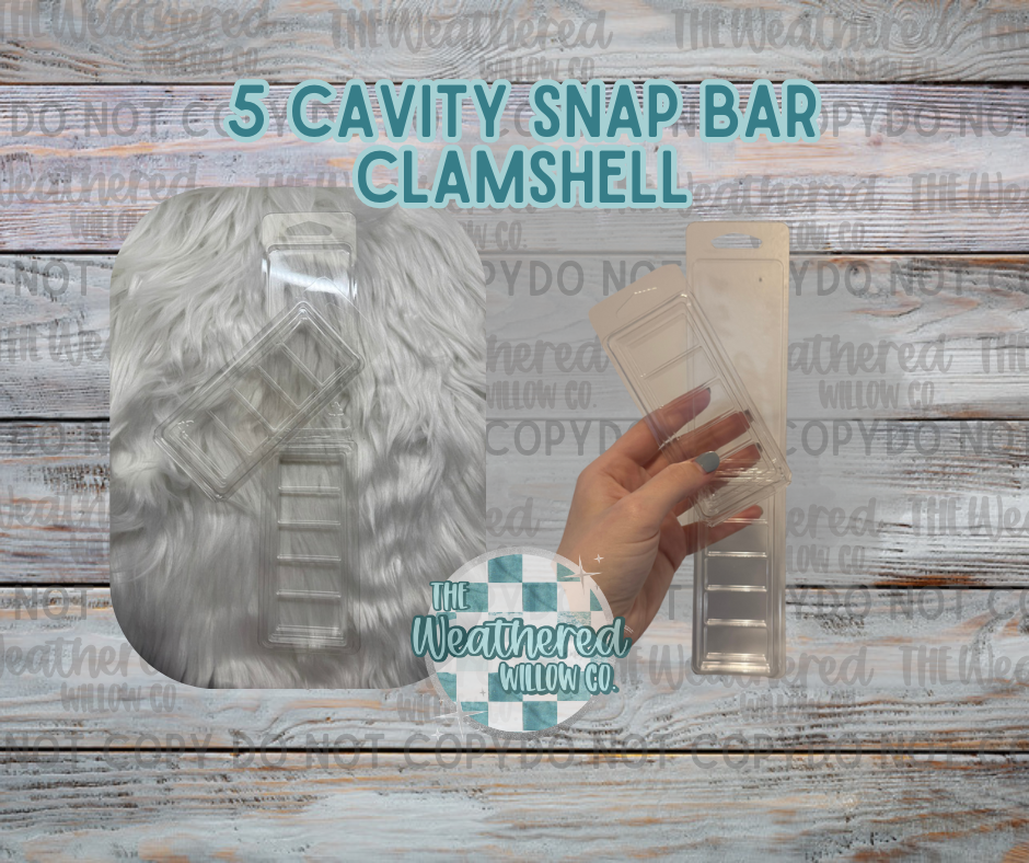 5 Cavity Snap bar - Clamshell
