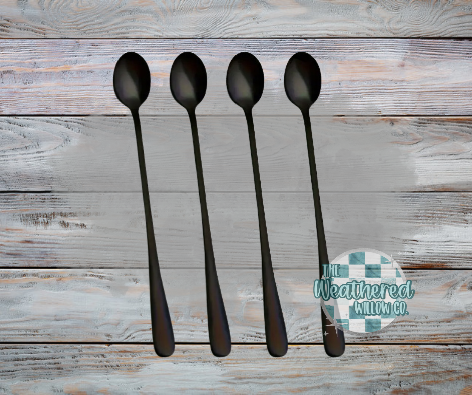 Black Melt & Pour Stir Spoon