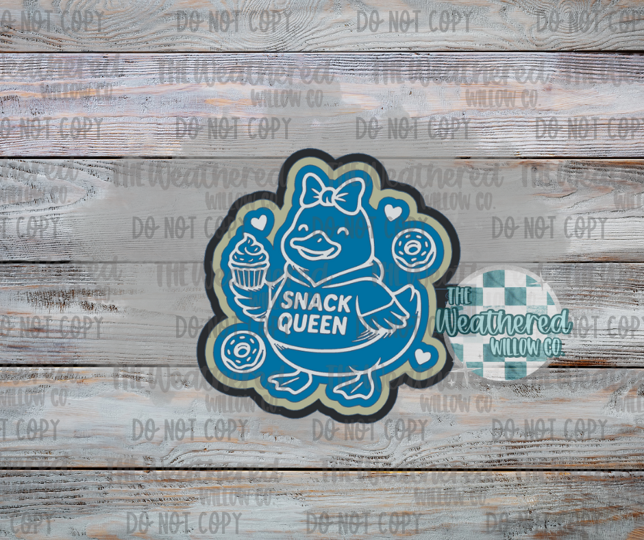 Snack Queen - Silicone Freshie Mold