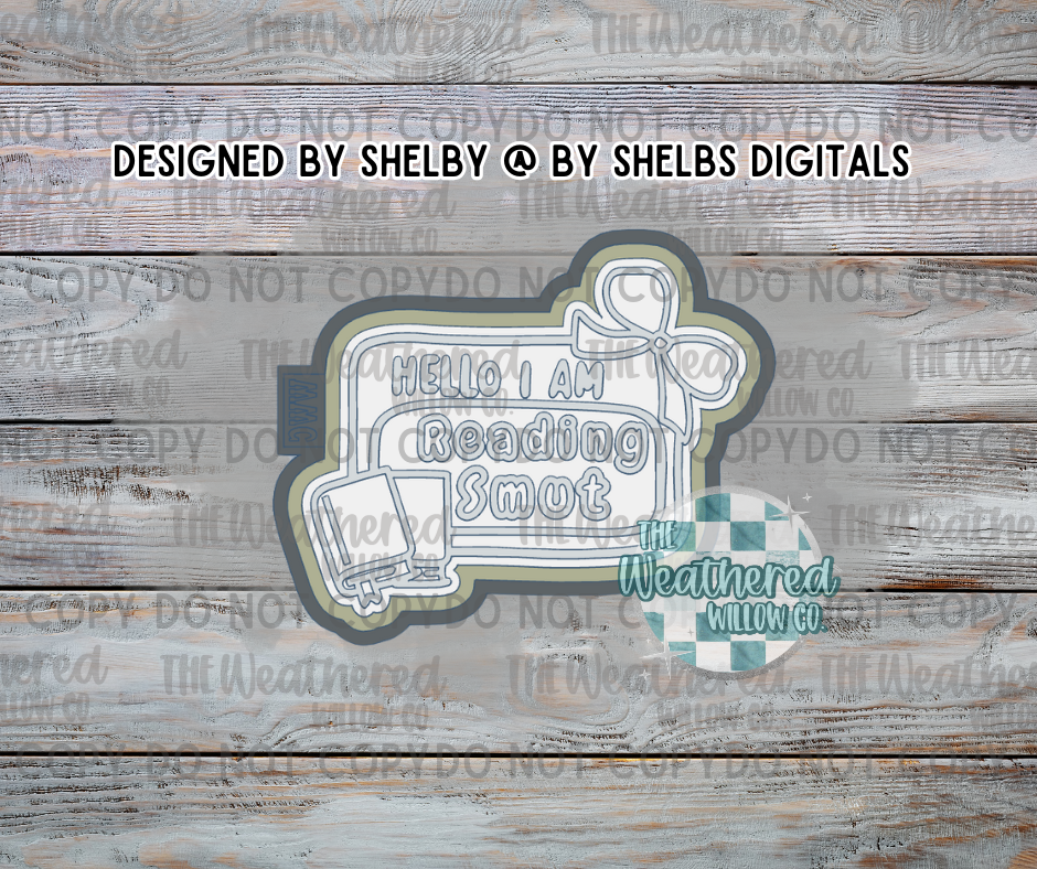 Hello Reading Smut - Silicone Freshie Mold