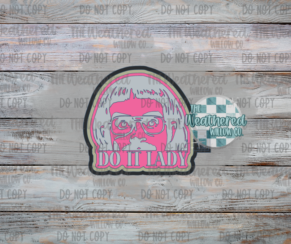 Do it lady with Chit - Silicone Freshie Mold