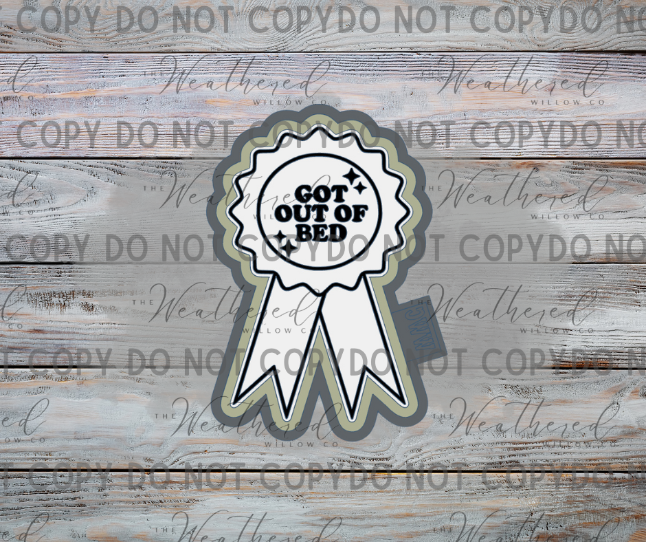 Got out of bed award - Silicone Freshie Mold