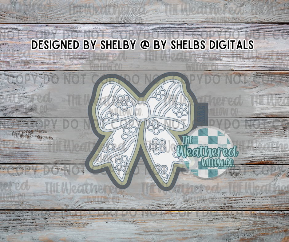 Groovy Bow - Silicone Freshie Mold