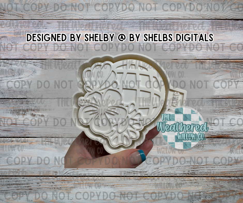 Coastal disco ball - Silicone Freshie Mold
