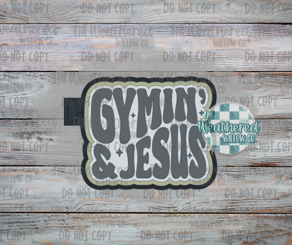 Gymin' & Jesus - Silicone Freshie Mold