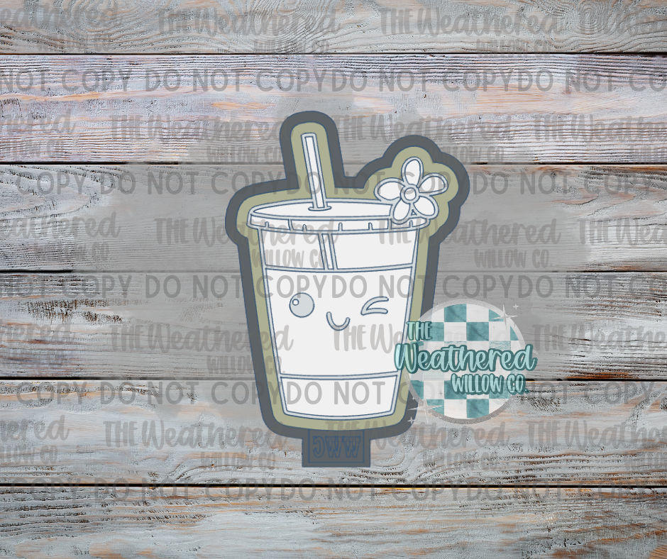 Cute Iced Drink - Silicone Freshie Mold