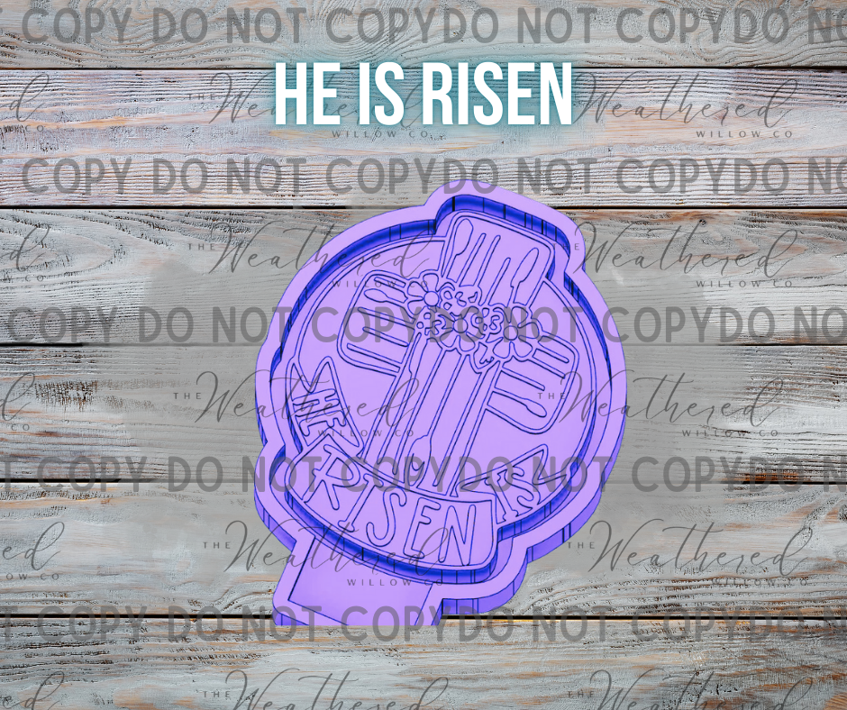 He is risen - Silicone Freshie Mold