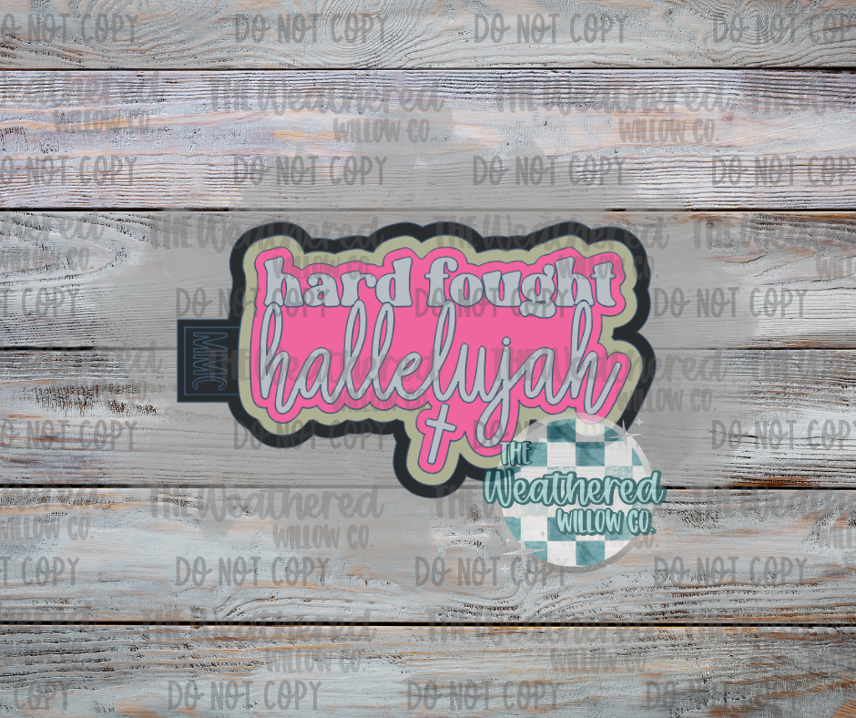 Hard Fought Hallelujah - Silicone Freshie Mold