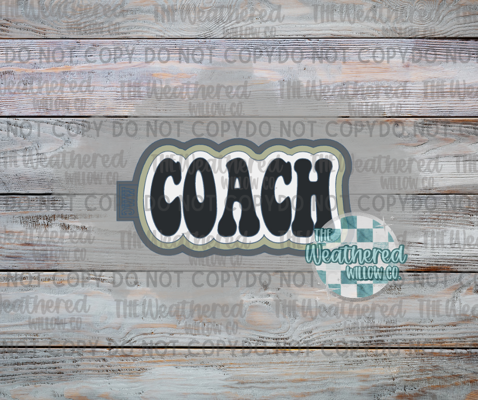 Coach - Silicone Freshie Mold