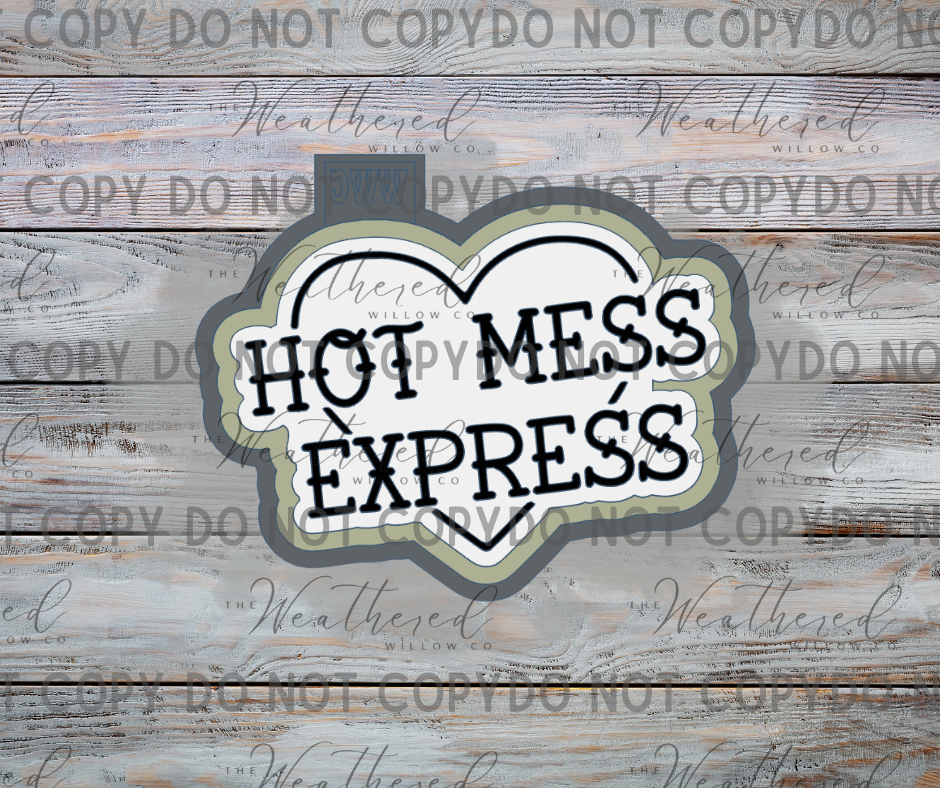 Hot Mess Express - Silicone Freshie Mold
