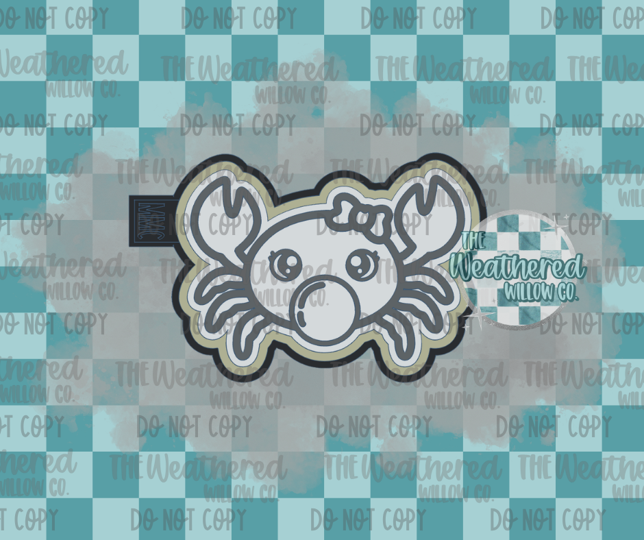 Bubblegum crab - Silicone Freshie Mold