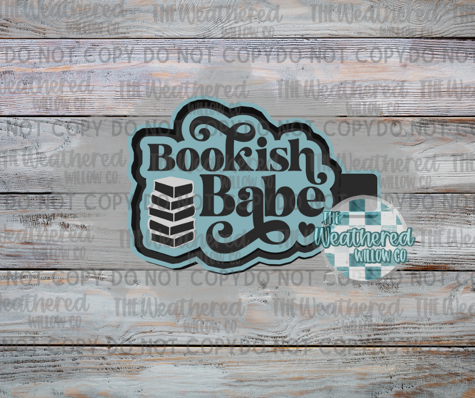 Bookish Babe - Silicone Freshie Mold