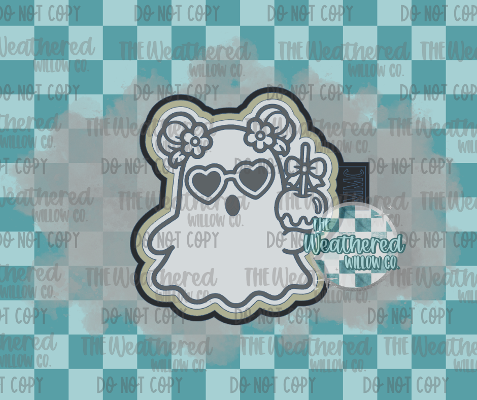 Candy apple ghost - Silicone Freshie Mold