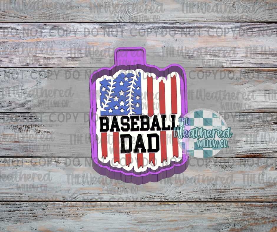 Baseball Dad - Silicone Freshie Mold