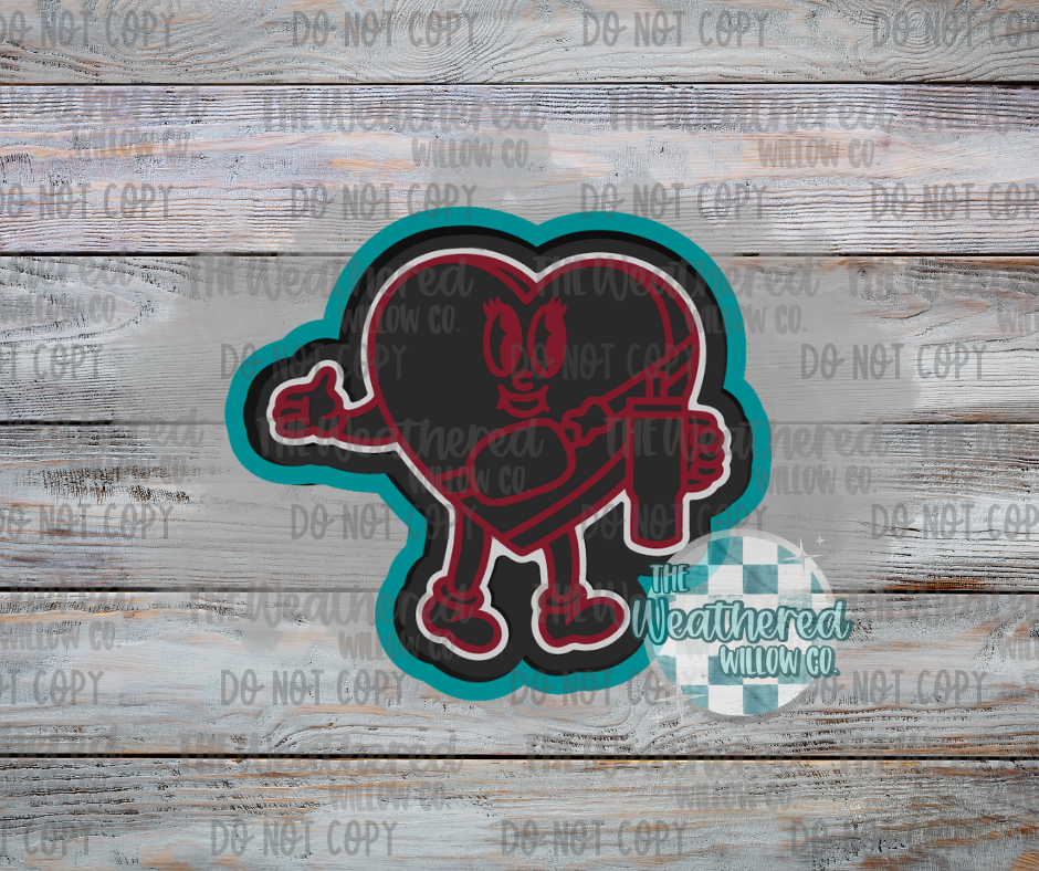 Boujee Heart - Silicone Freshie Mold