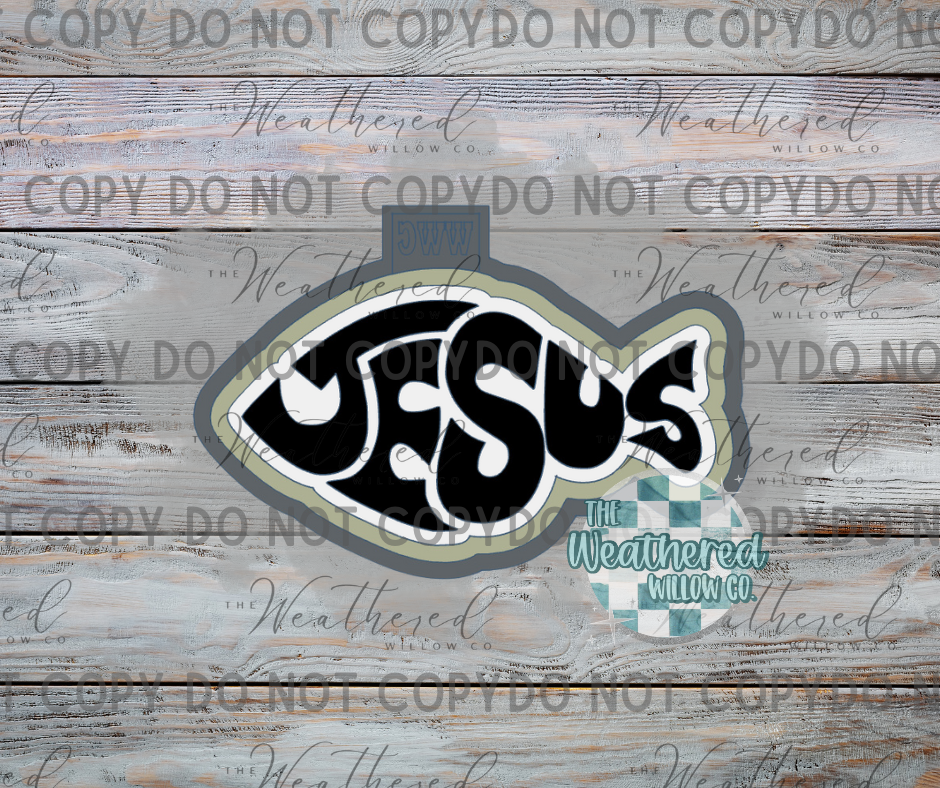 Jesus Fish - Silicone Freshie Mold