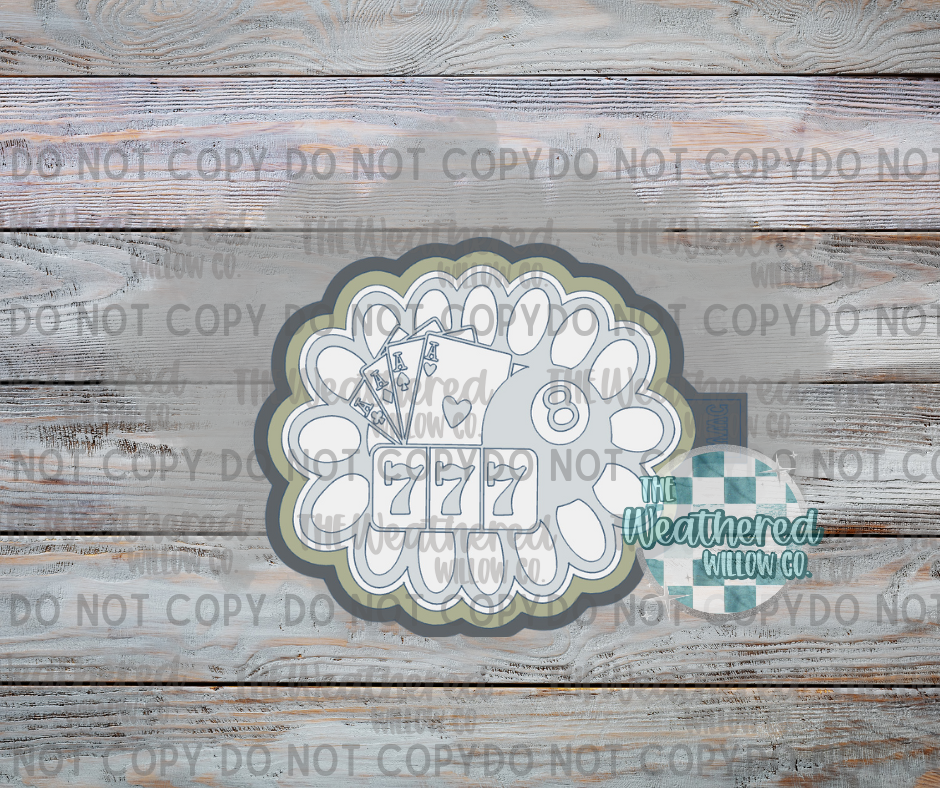 Lucky Things Turquoise Concho - Silicone Freshie Mold
