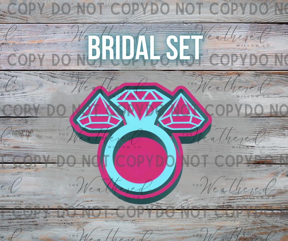 Bridal Set - Silicone Freshie Mold