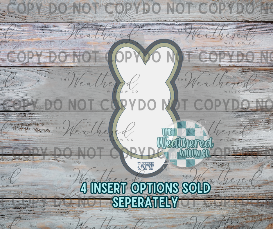 Peep Insert Base (FOR INSERTS) - Silicone Freshie Mold