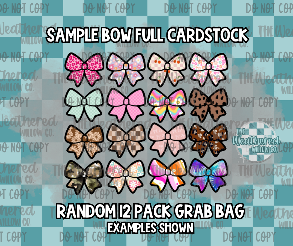 Sample Bow - Premium Cardstock Grab Bag