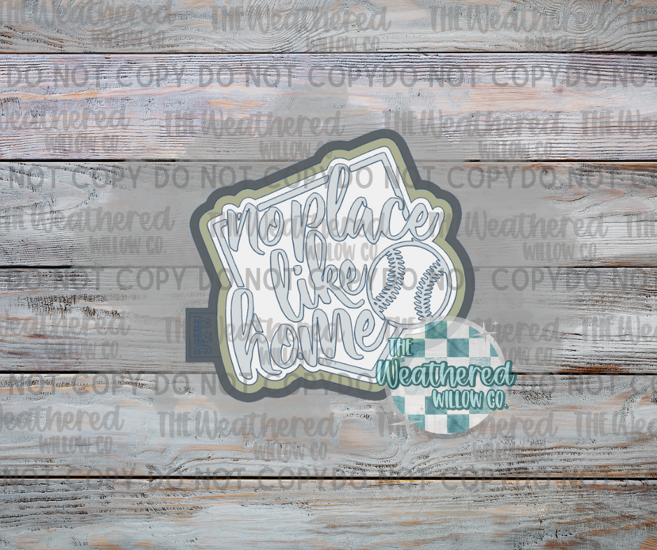 No place like home plate - Silicone Freshie Mold