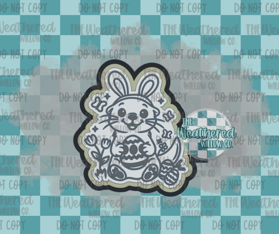 Easter otter - Silicone Freshie Mold