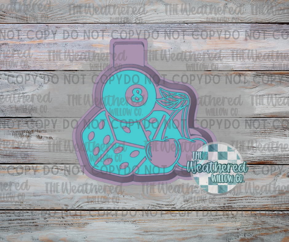 Rolling the dice - Silicone Freshie Mold