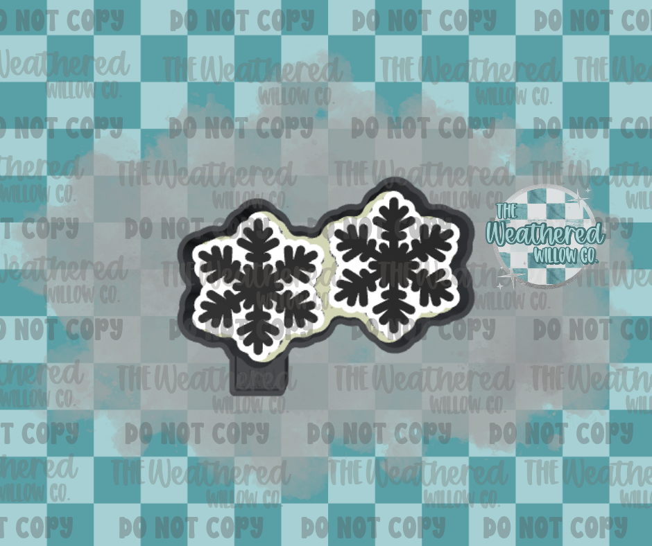 VENT SET; Snowflake - Silicone Freshie Mold