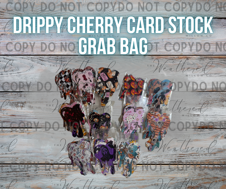 Drip Cherries - Premium Cardstock Grab Bag