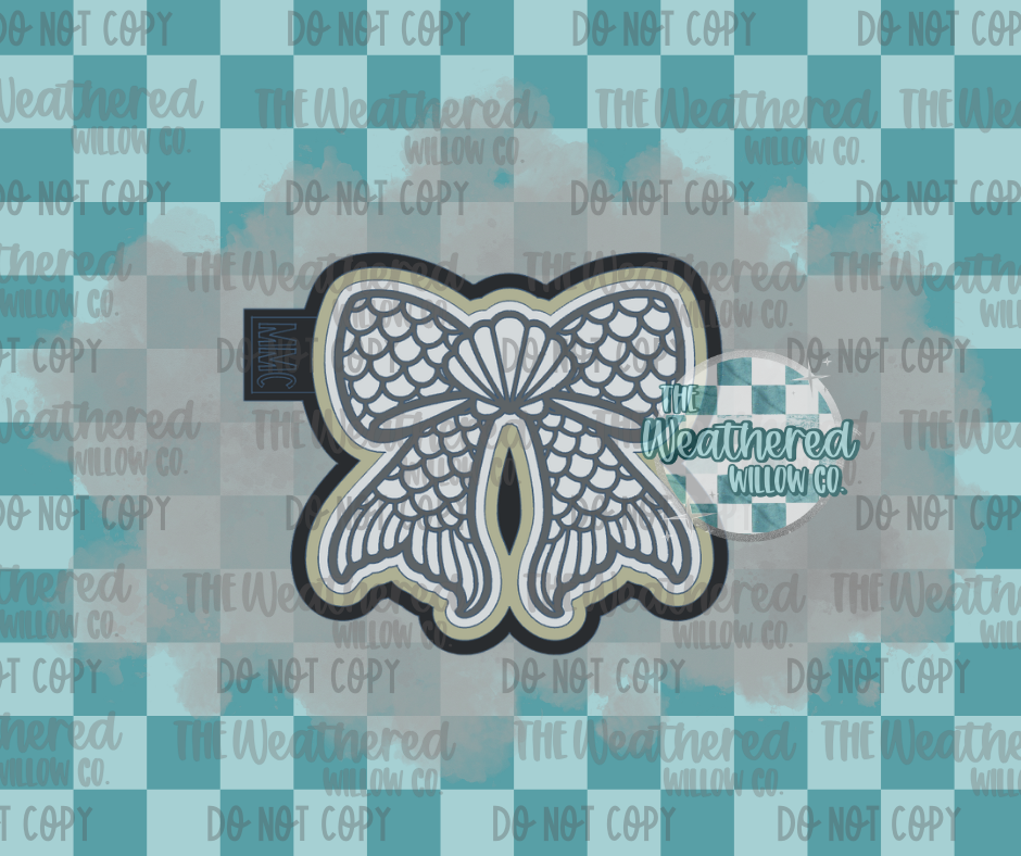 Mermaid tail bow - Silicone Freshie Mold
