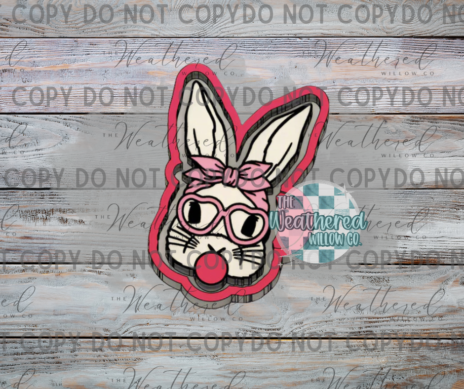 Bubblegum Bunny - Silicone Freshie Mold