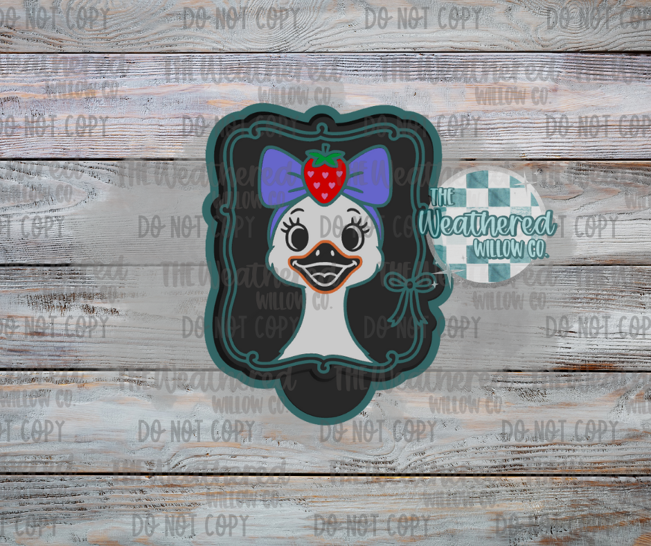 Strawberry goose - Silicone Freshie Mold