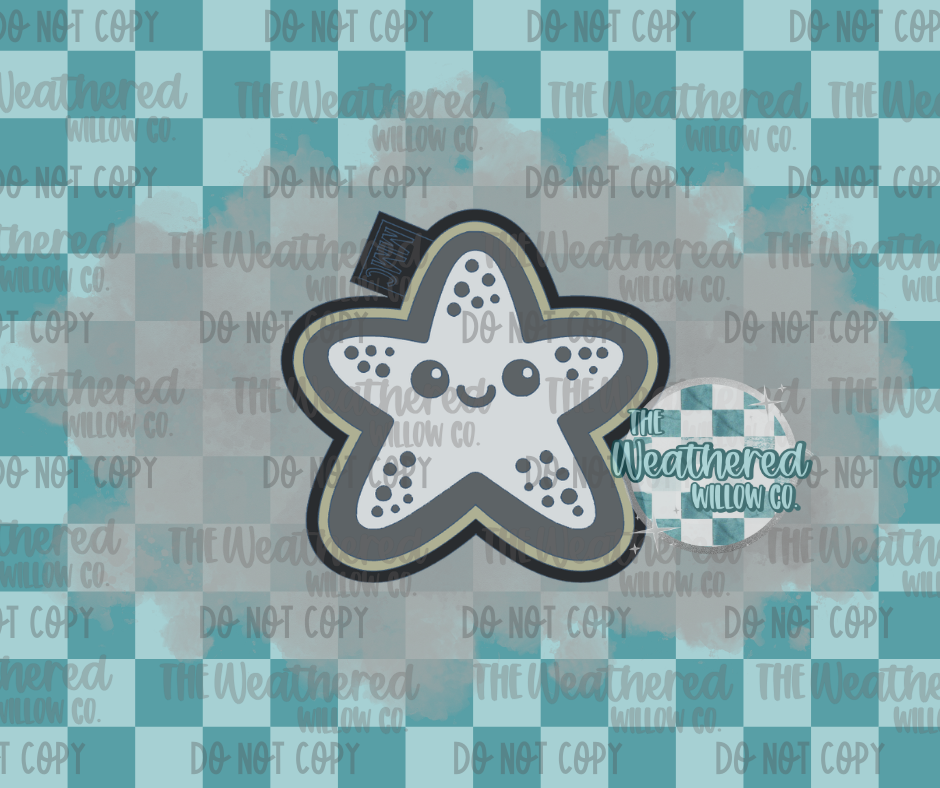 Cute Starfish - Silicone Freshie Mold