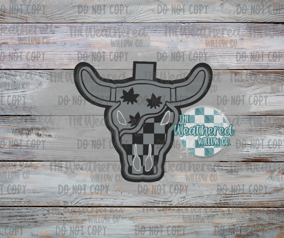 Marijuana Leaf Bullhead - Silicone Freshie Mold