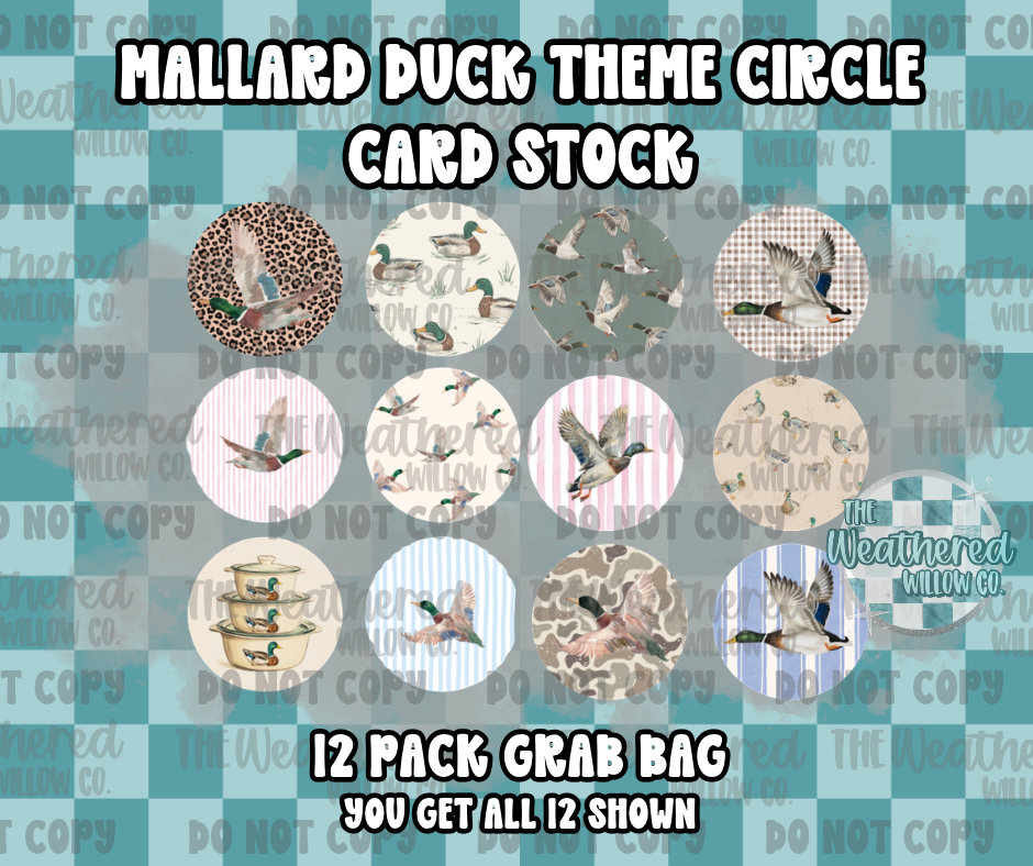 Mallard Duck - Premium Cardstock Grab Bag