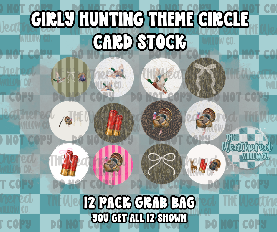 Girly Hunting - Premium Cardstock Grab Bag