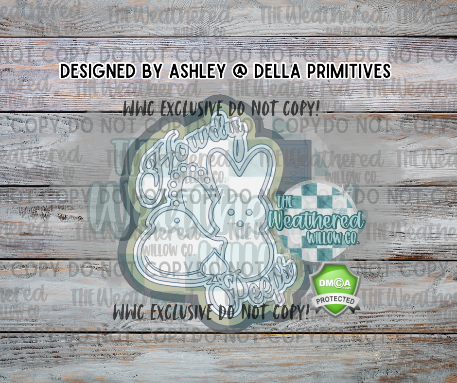 Howdy Peeps; WWC EXCLUSIVE - Silicone Freshie Mold