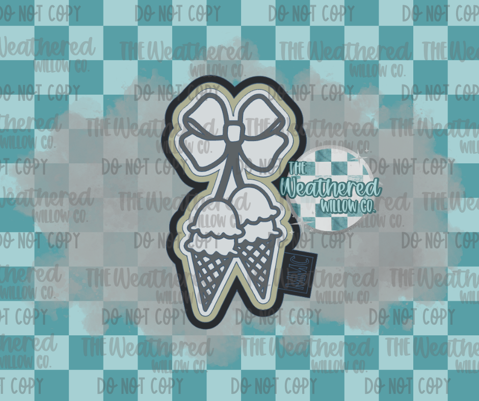 Ice cream cherries - Silicone Freshie Mold