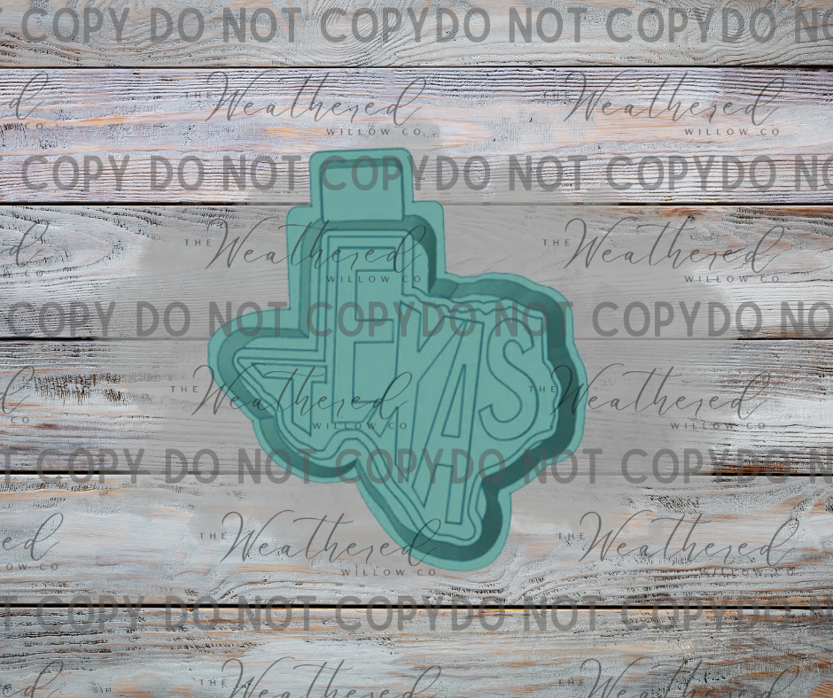 TEXAS in TX - Silicone Freshie Mold