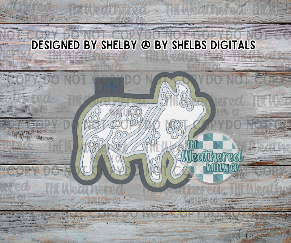 Groovy Show Pig - Silicone Freshie Mold