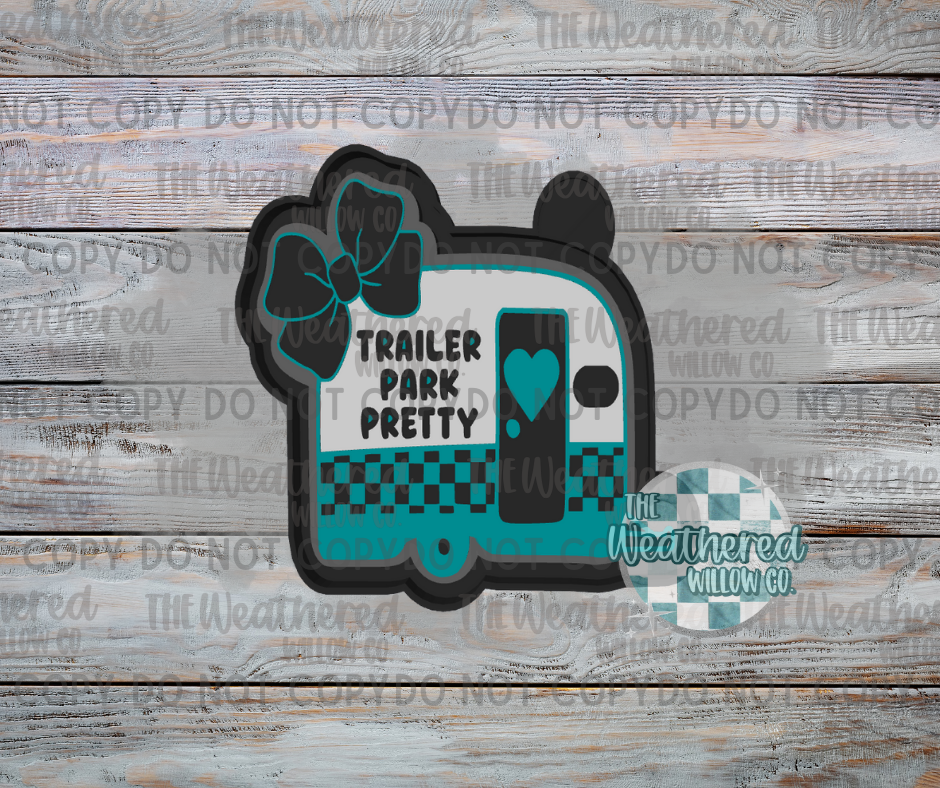Trailer park pretty camper - Silicone Freshie Mold