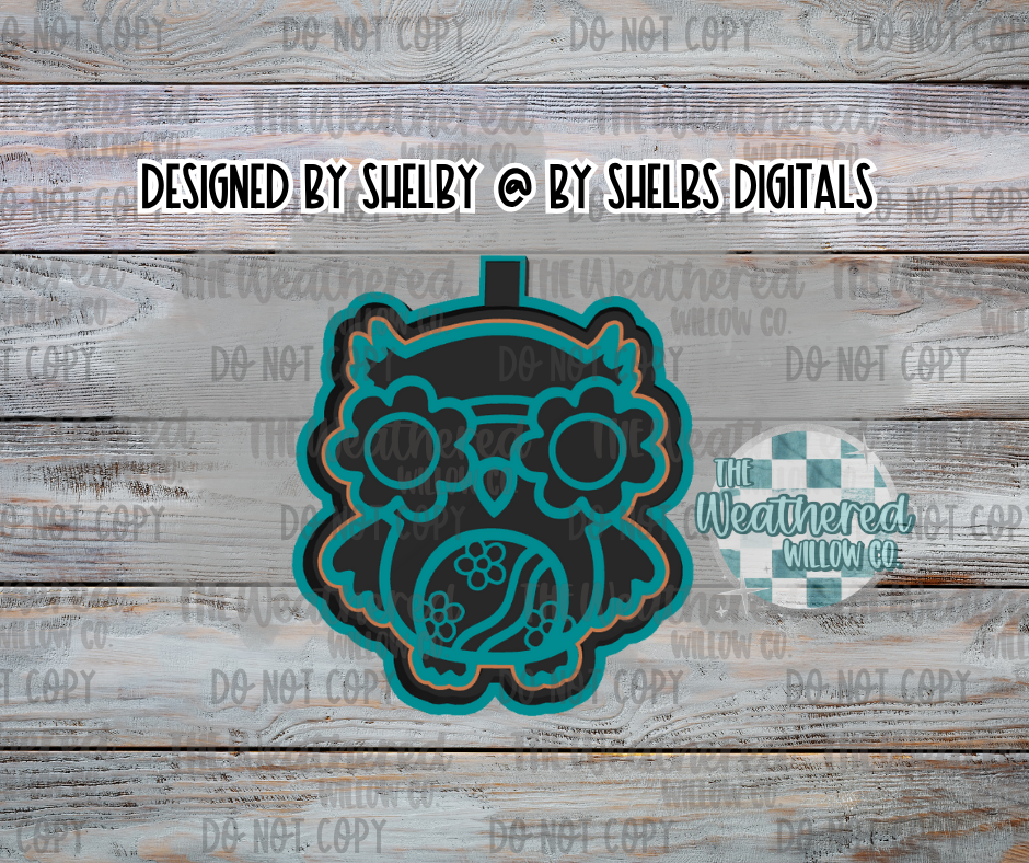 Groovy Owl - Silicone Freshie Mold