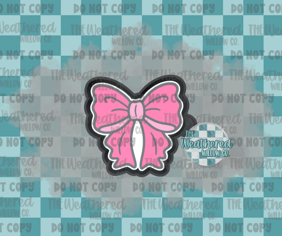 Flowy Bow - Silicone Freshie Mold