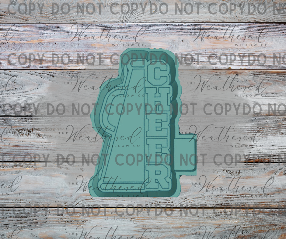 Cheer Megaphone - Silicone Freshie Mold