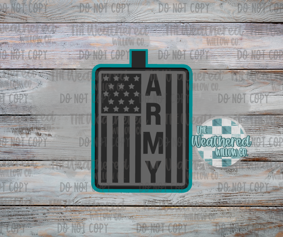 Army Flag - Silicone Freshie Mold