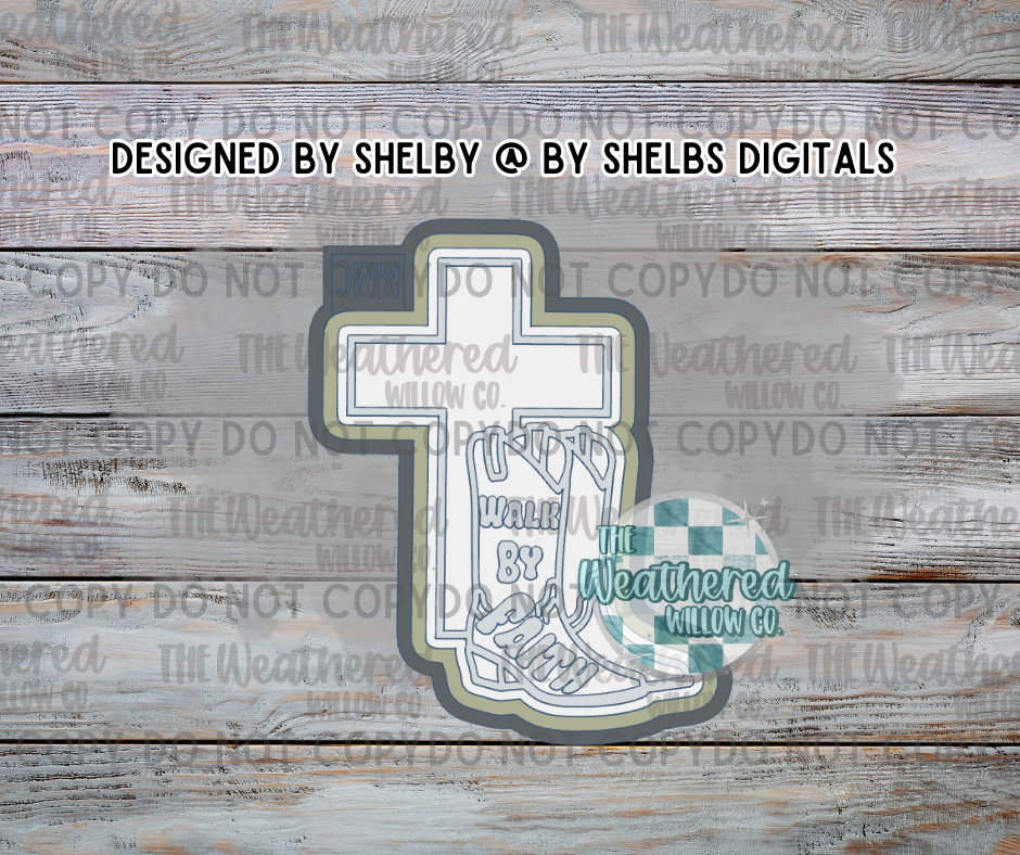 Walk by faith - Silicone Freshie Mold