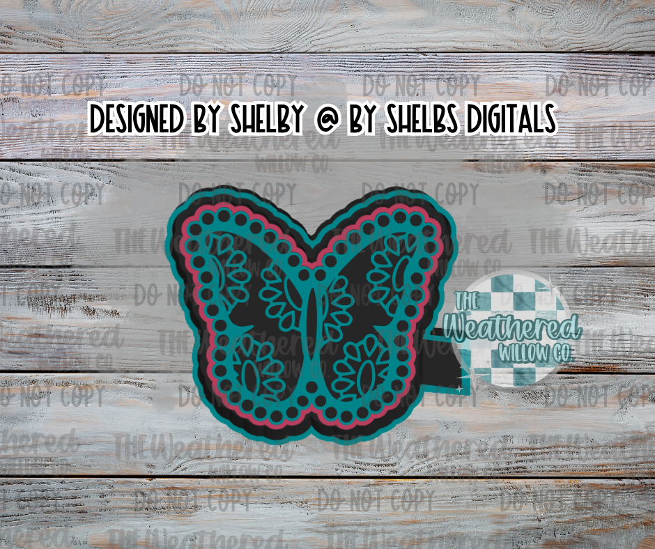 Western Butterfly - Silicone Freshie Mold