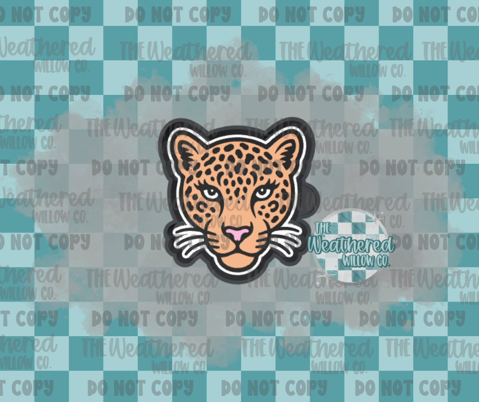 Leopard head - Silicone Freshie Mold