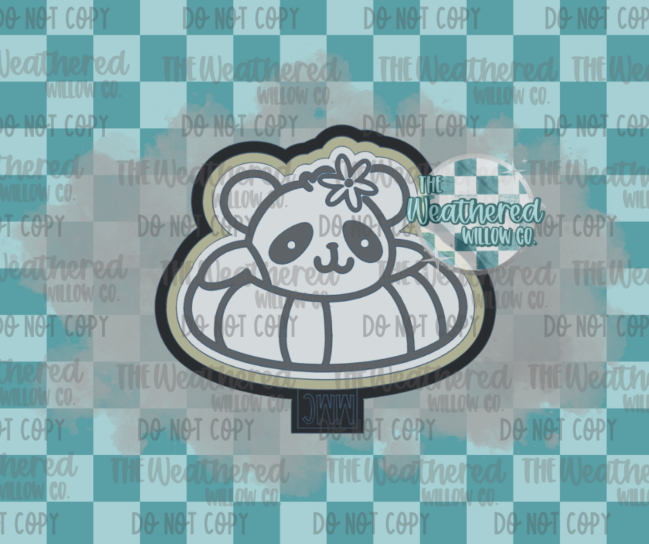 Panda summer float - Silicone Freshie Mold